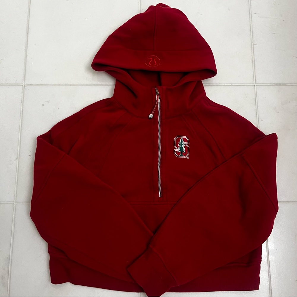 LULULEMON Stanford Scuba Hoodie Red Size XS/S - Picture 7 of 8